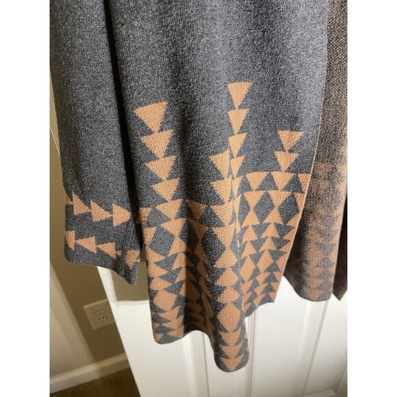 Indigenous Organic Aztec Cardigan Boho Vintage Cotton Shrug Hippie Medium - Picture 5 of 12